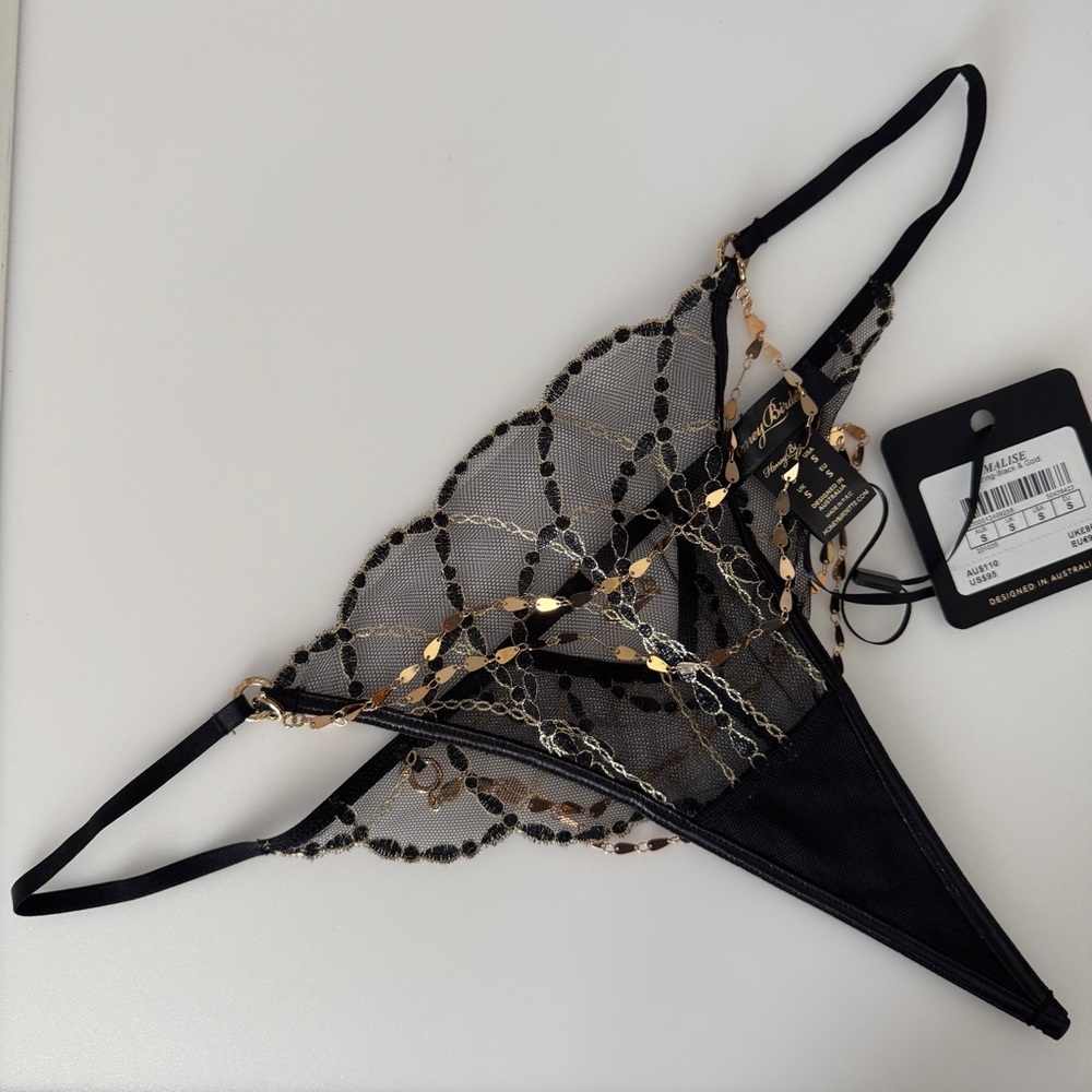 Honey Birdette Malise Thong Small - Picture 5 of 5
